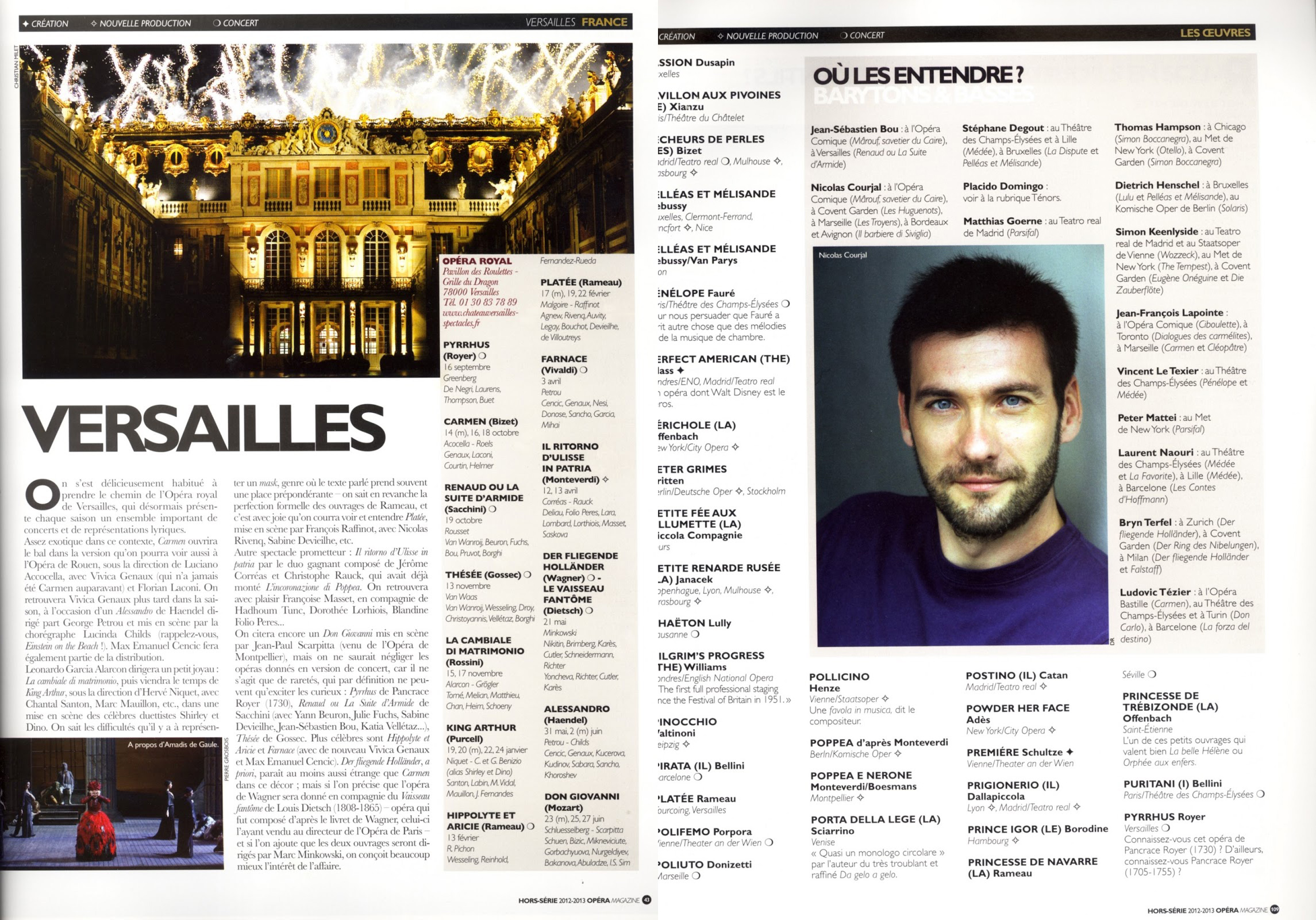 Opéra Magazine hors série 2012-2013 Les opéras à travers le monde